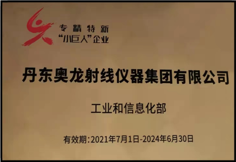 奥龙集团荣获国家级专精新特“小巨人”企业荣誉称号